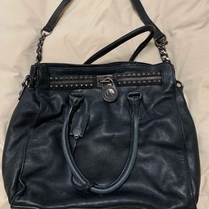 Michael Kors leather bag with gunmetal studs